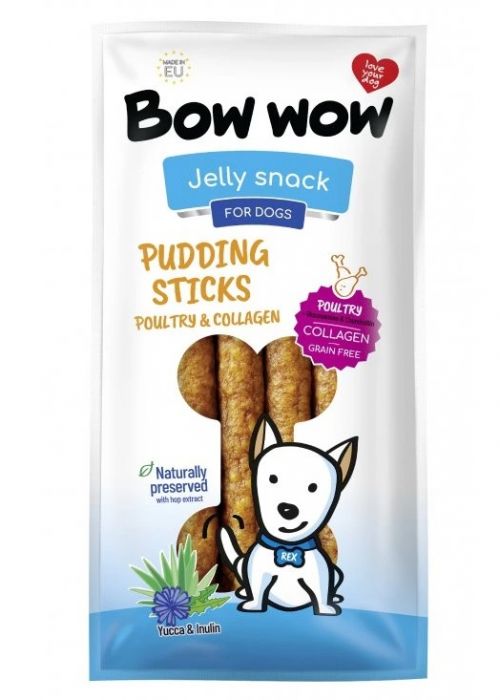 Bow Wow - Pudding Sticks Poultry & Collagen 6Pcs