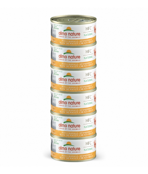Almo Nature Hfc Mega Chicken Breast Mutipack - 420gr