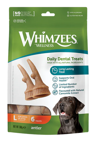 Whimzees Occupy Antler Large - 100gr
