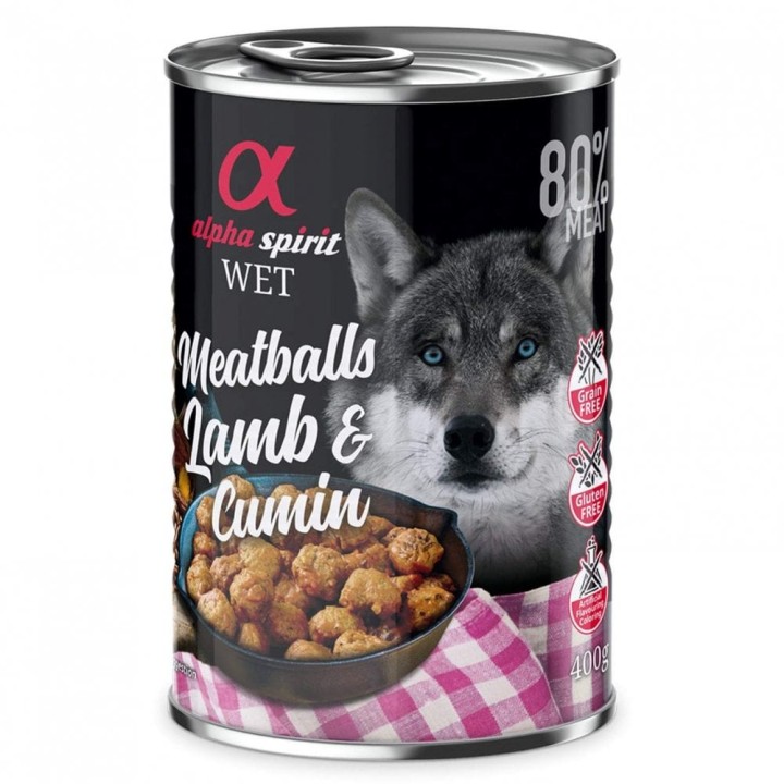 Alpha Spirit Meatballs Lamb With Cumin - 400gr