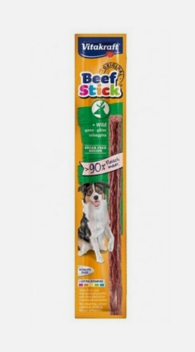 Vitakraft Beef Stick Wild Game - 12gr