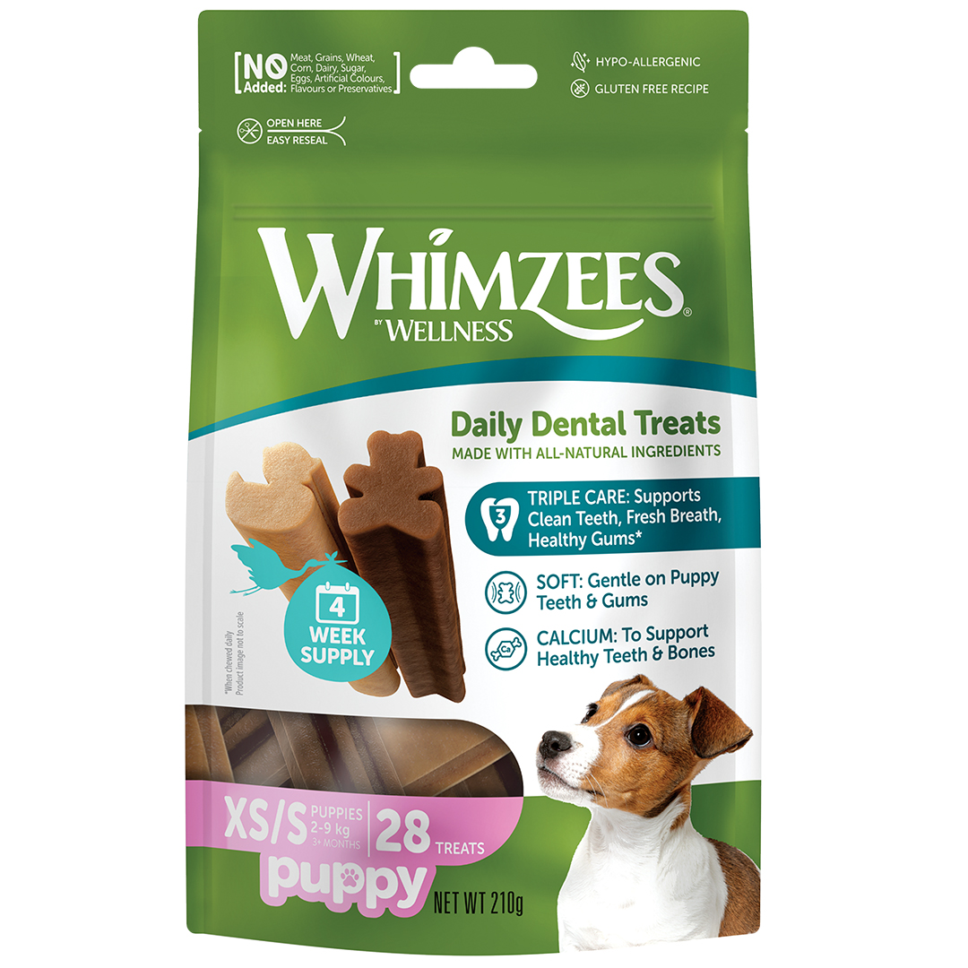 Whimzees Puppy Value Bag Small Or Extra Small - 100gr