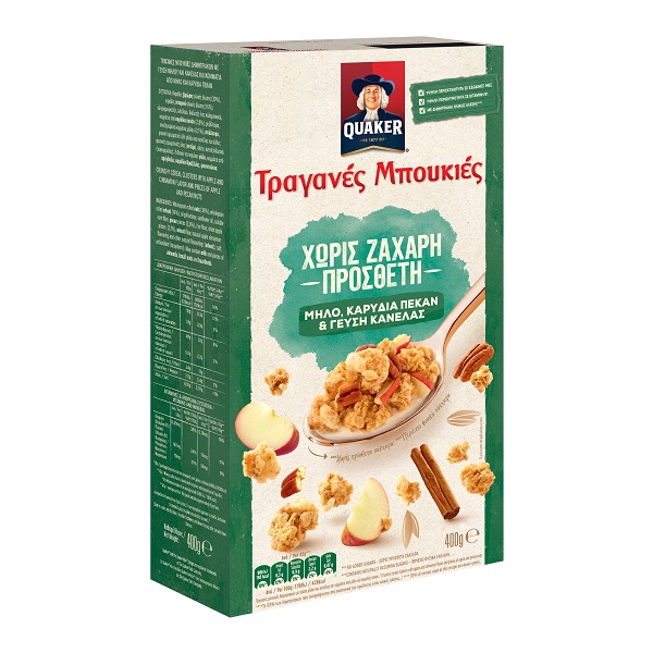 Quaker Apple,Pecan & Cinnamon Taste450Gr