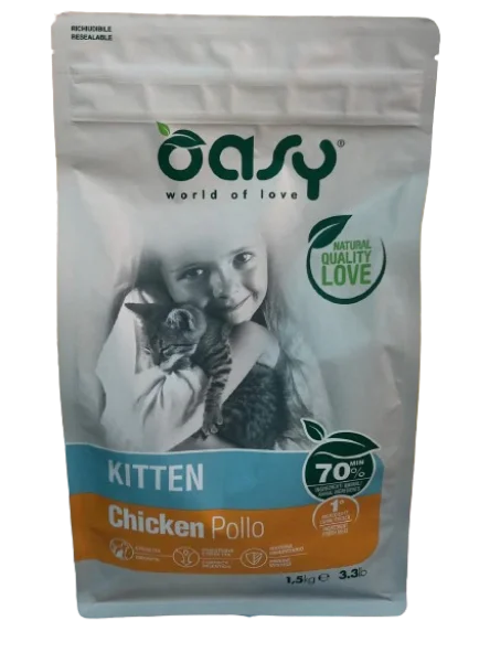 Oasy Cat Kitten Chicken - 1.75 Kg