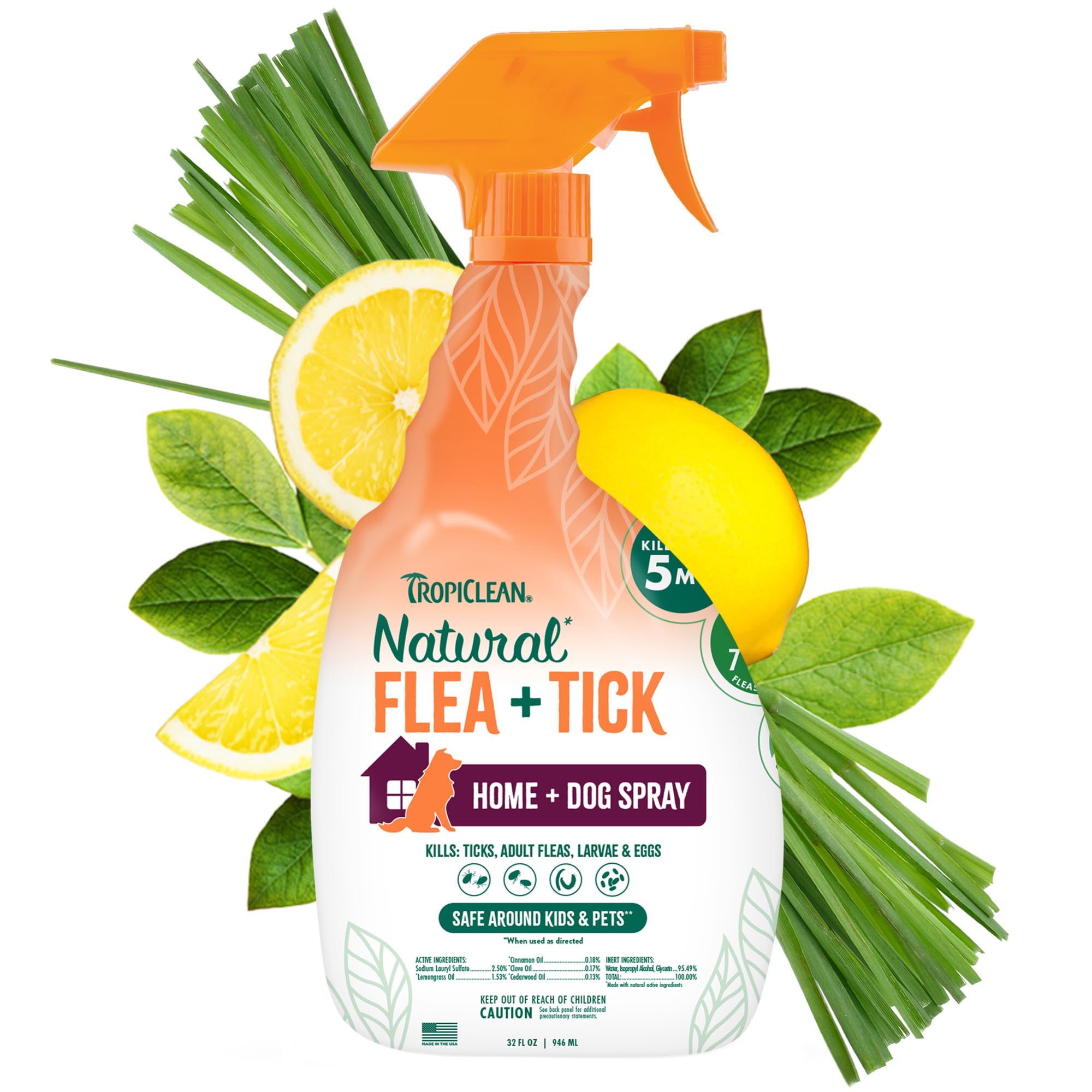 Tropiclean Flea And Tick Home Spray - 946gr