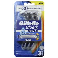 Gillette Blue 3 Razor 3Pcs