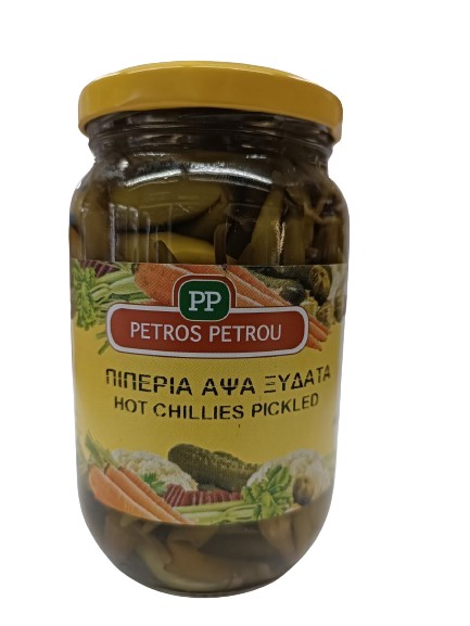 Petros Petrou Hot Chillies Pickled 350Gr