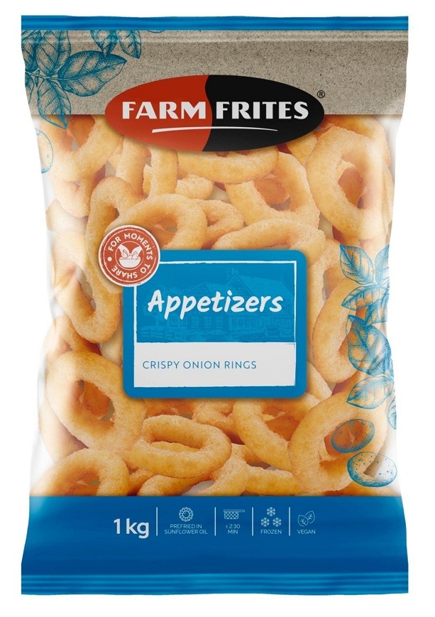 Farm Frites Crispy Onion Rings 1Kg