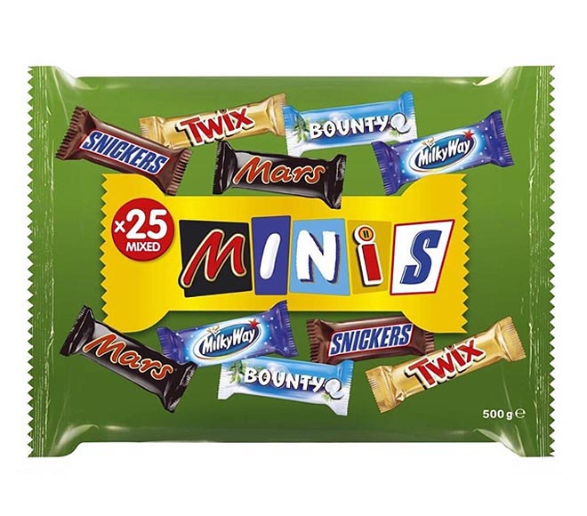 Minis Mixed Chocolate 500Gr