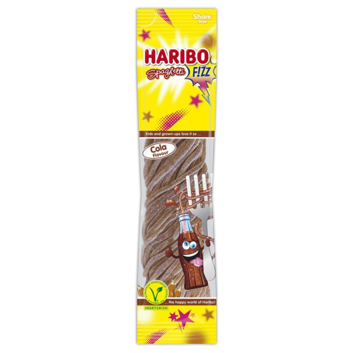 Haribo Spaghetti Fizz Cola Flavour 200Gr
