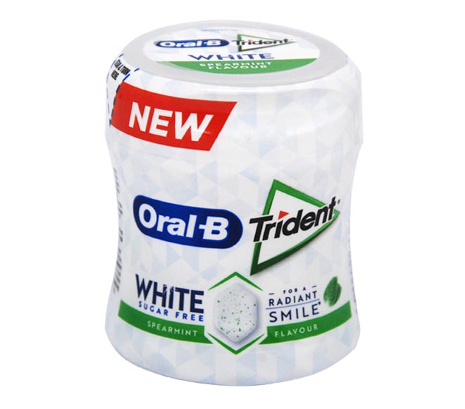 Trident Oral-B White Spermint Chewing Gum 68Gr