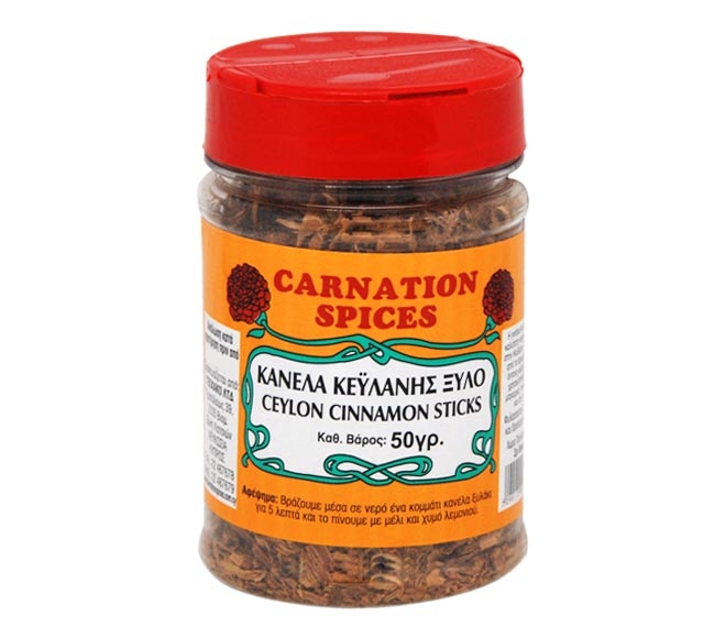 Carnation Spices Ceylon Cinnamon 50Gr