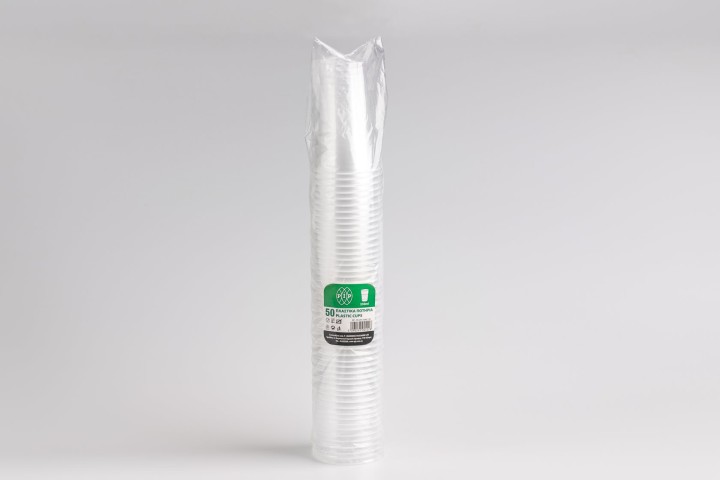 PIP CUPS 330ML CLEAR X50
