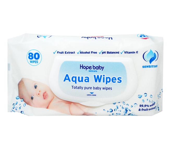 Hope Baby Water Wipes 80 Pcs