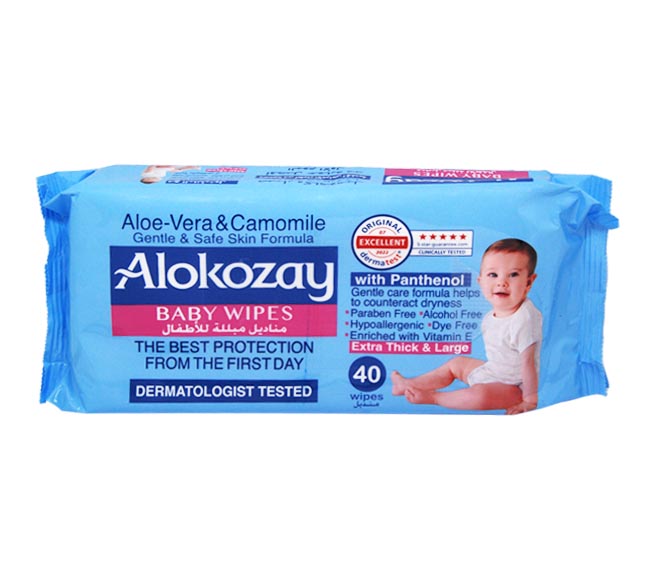 Alokozay Baby Wipes 72Pcs-Aloe