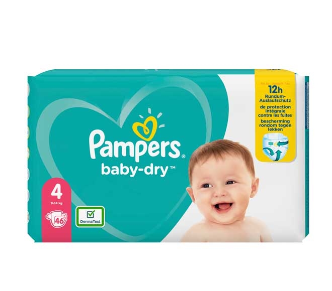 Pampers  Baby Dry S4 +Vpx41 Diapers