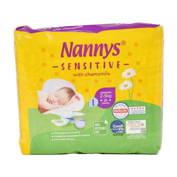 Nannys Sensitive Newborn Mini 26'S No.1