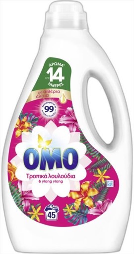 Omo Liquid Flowera 45S 2.25L