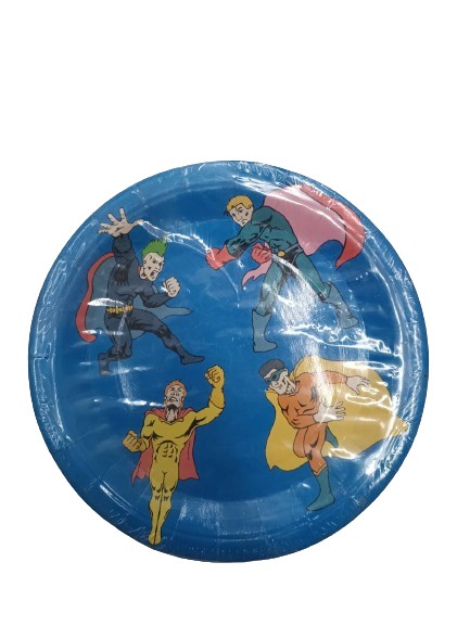 Party Paper Single Use Plates 8Pcs