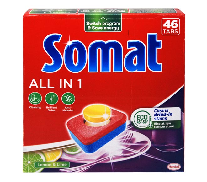 Somat Tabs All In 1 Lemon 46Tabs