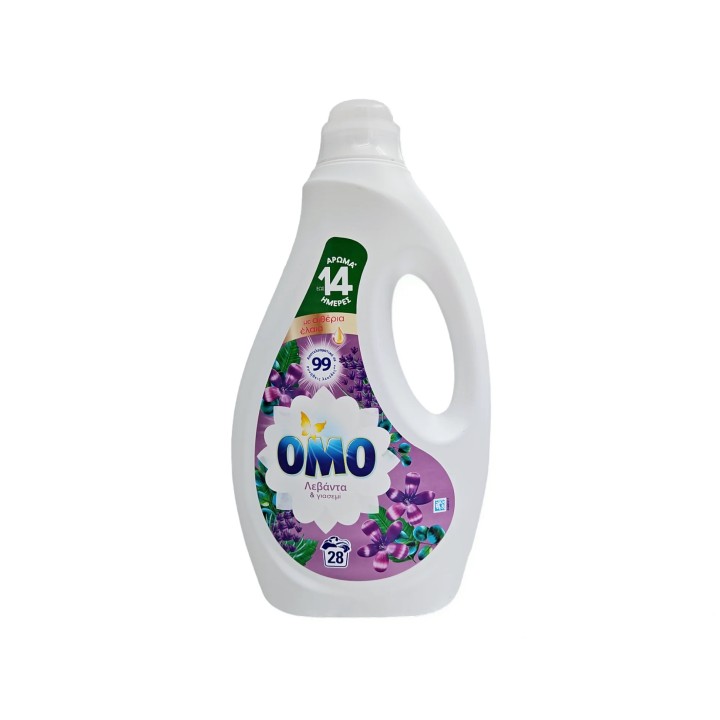 Omo Gel Liquid Lavander 28W 1.4L