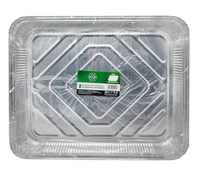Pip Aluminium Containers 398X338X50Mm