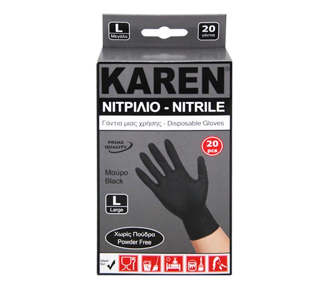 Karen Gloves Large 20Pcs