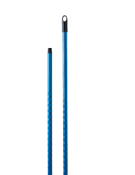 Blue Ribed Metal Handle For Mop and Broom 130Cm