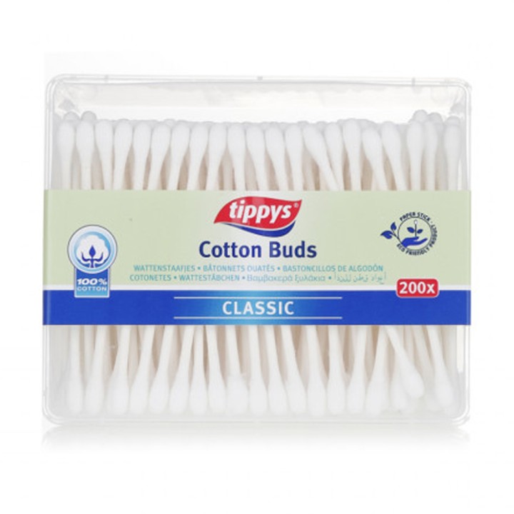 Tippys Rect Cot Paper Buds 200