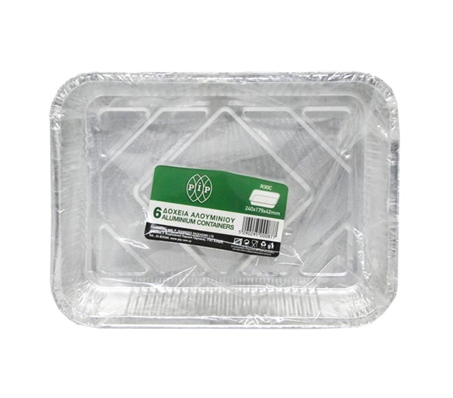 Pip Aluminium Containers 240X179X42Mm