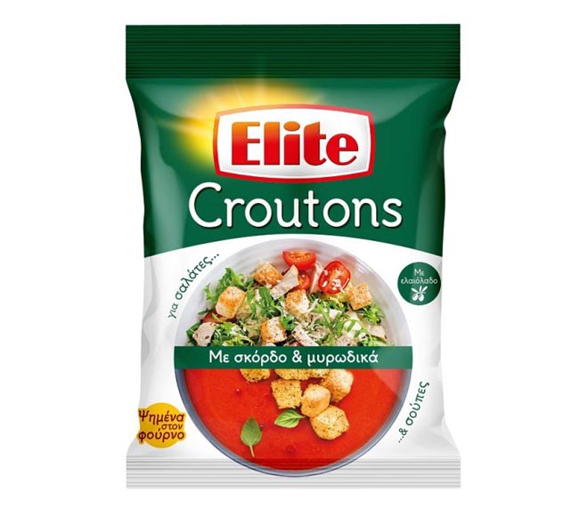 Elite Croutons Garlic&Herbs 75Gr