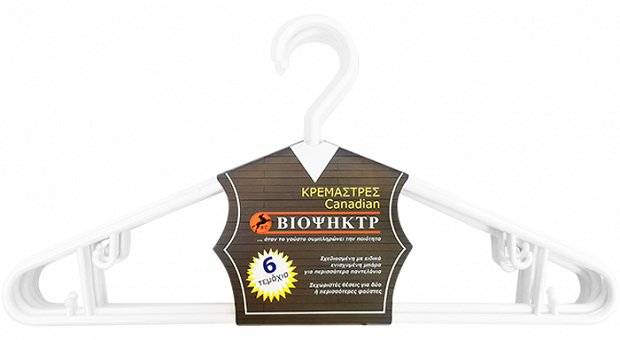 Viopsyctr Hangers Canadian 6Pcs