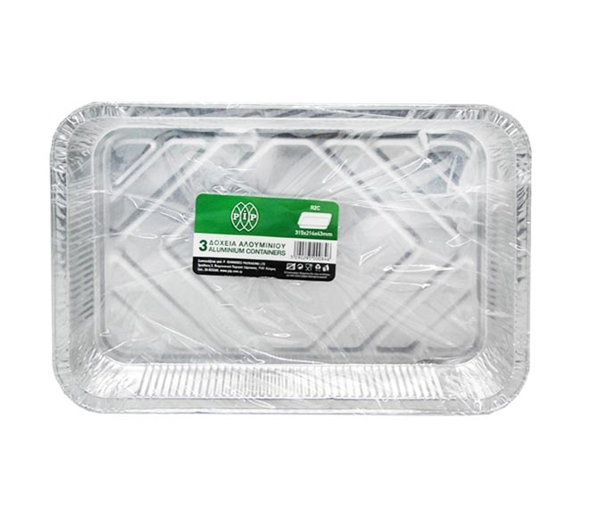 Pip Aluminium Containers 270X210X48Mm