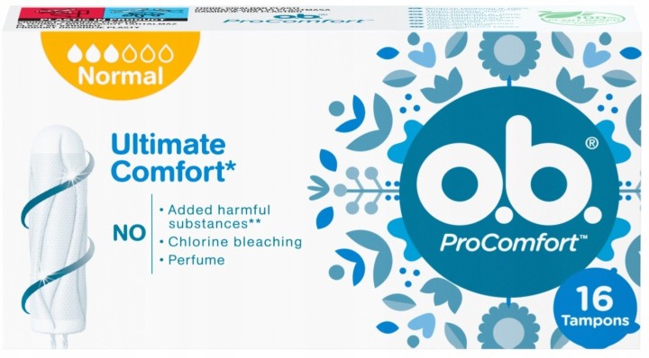 O.B. Pro Comfort Normal 16 Pcs