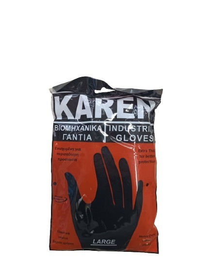 Karen Black Gloves L 1Pcs