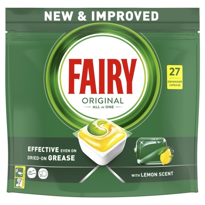 Fairy Tabs Original All In 1 Lemon 27Pcs