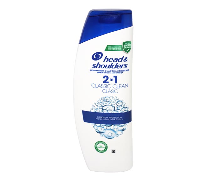 H&S  Shampoo 360Ml-2 In 1 Classic Clear