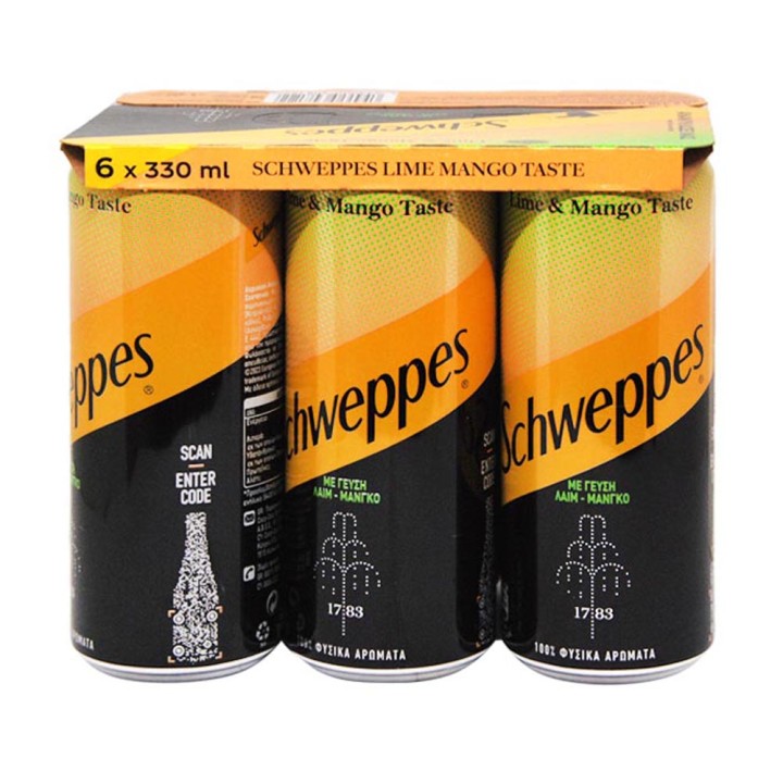 Schweppes Lime Mango Taste 6X330Ml