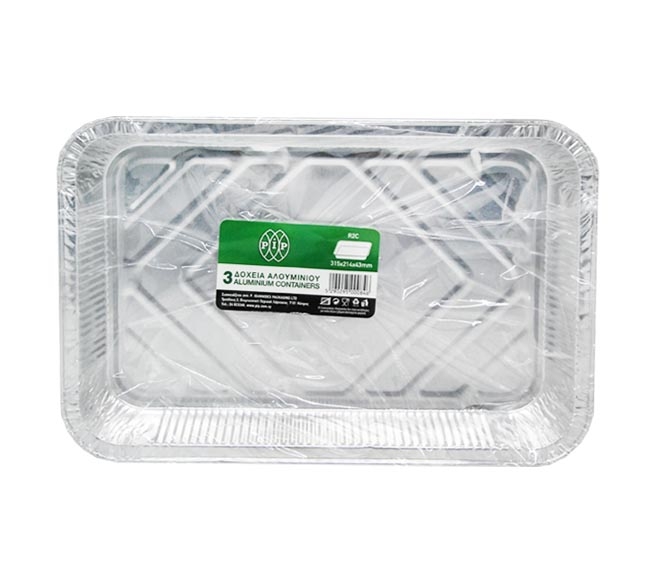 Pip Aluminium Containers 315X214X43Mm