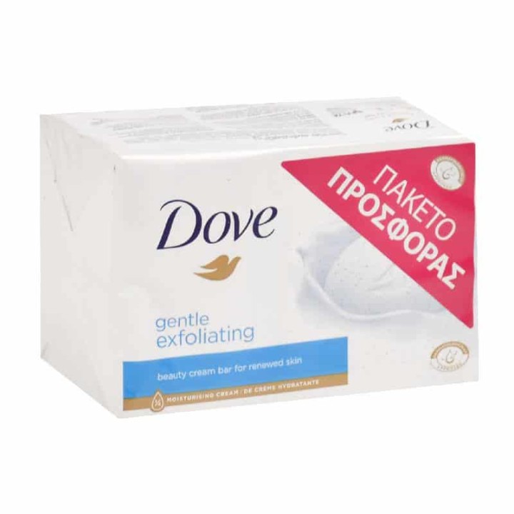 Dove Soap 4X90Gr Exfoliating
