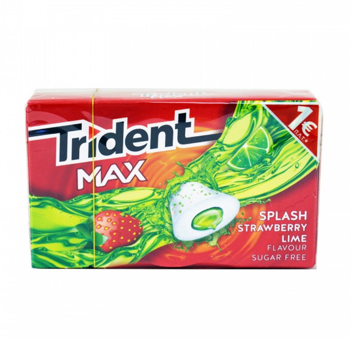 Trident Strawberry Flavour Sugar Free22G