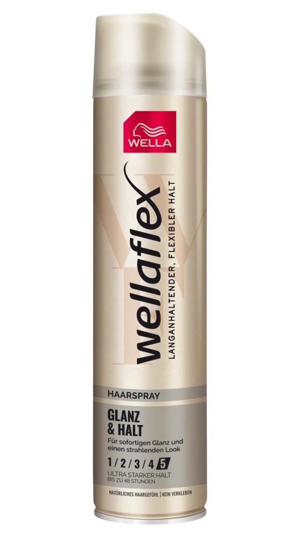 Wellaflex Hairspray Shine&Hold No5 250Ml