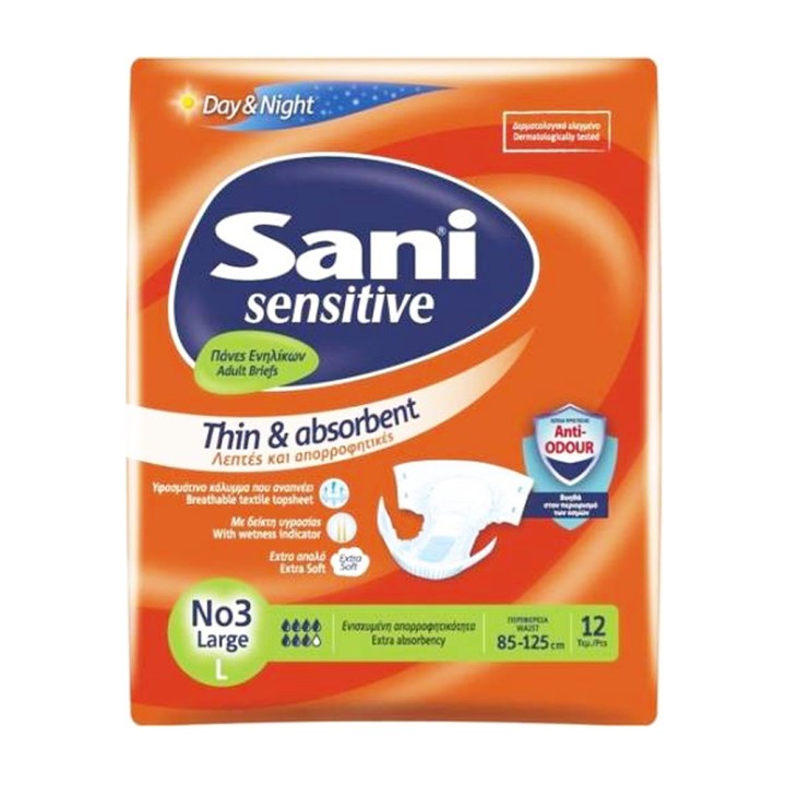Sani Diapers Large No3 12Pcs