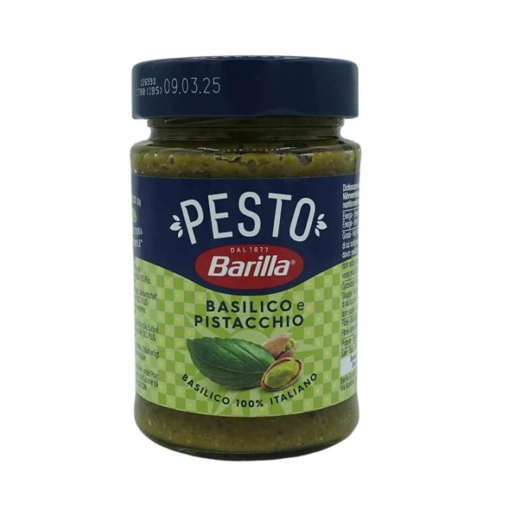 BARILLA PESTO BASILICO/PISTACCIO 190GR