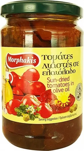 MORPHAKIS SUN DRIES TOMATOES IN OIL260GR