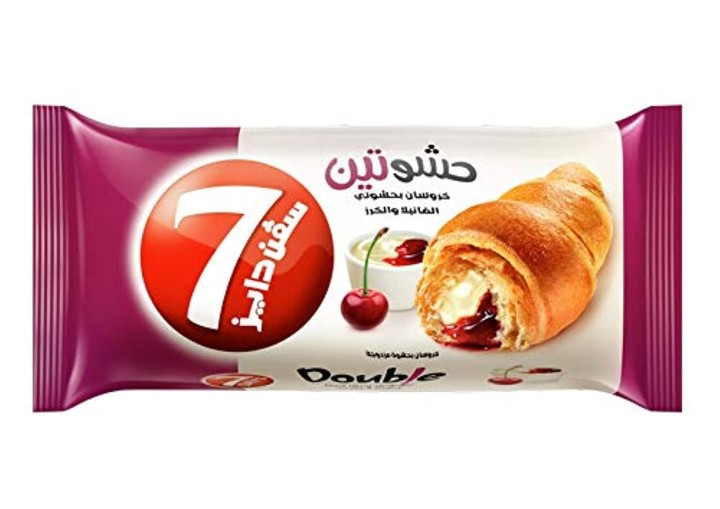 7-DAYS CROISSANT VANILLA&CHERRY 92GR