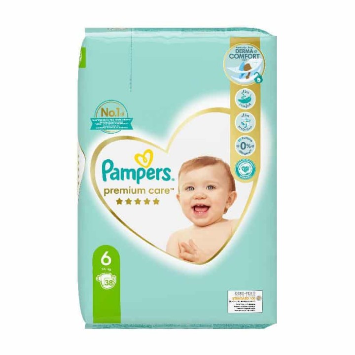 PAMPERS PREMIUM CARE S6 X38s