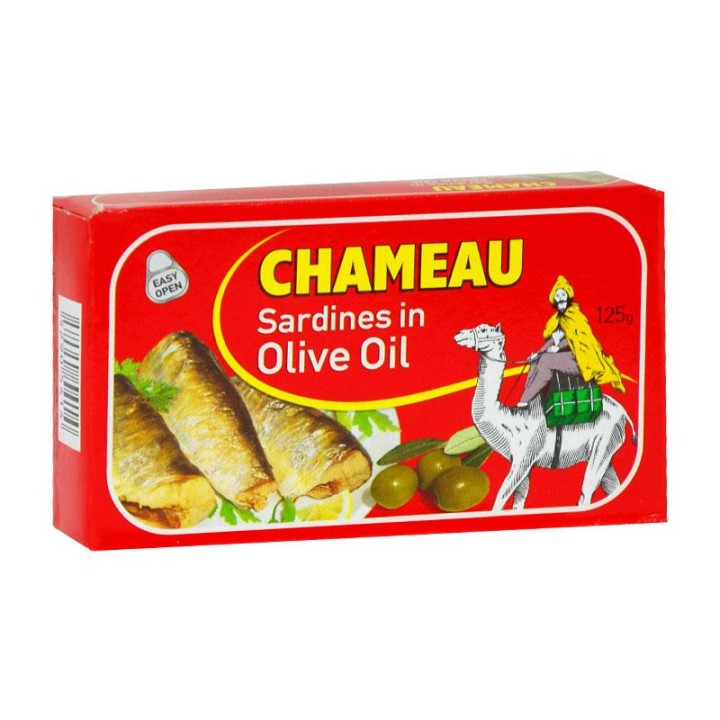 Chameau Sardines In Olive Oil 125Gr