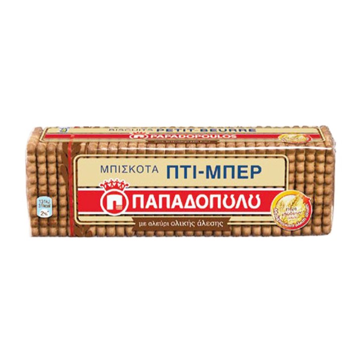 Papadopoulos Petit Beurre Wholegrain 225