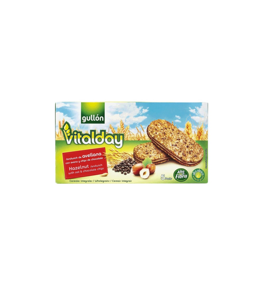 Gullon Vitalday Hazlenut Sandwich 6X40Gr